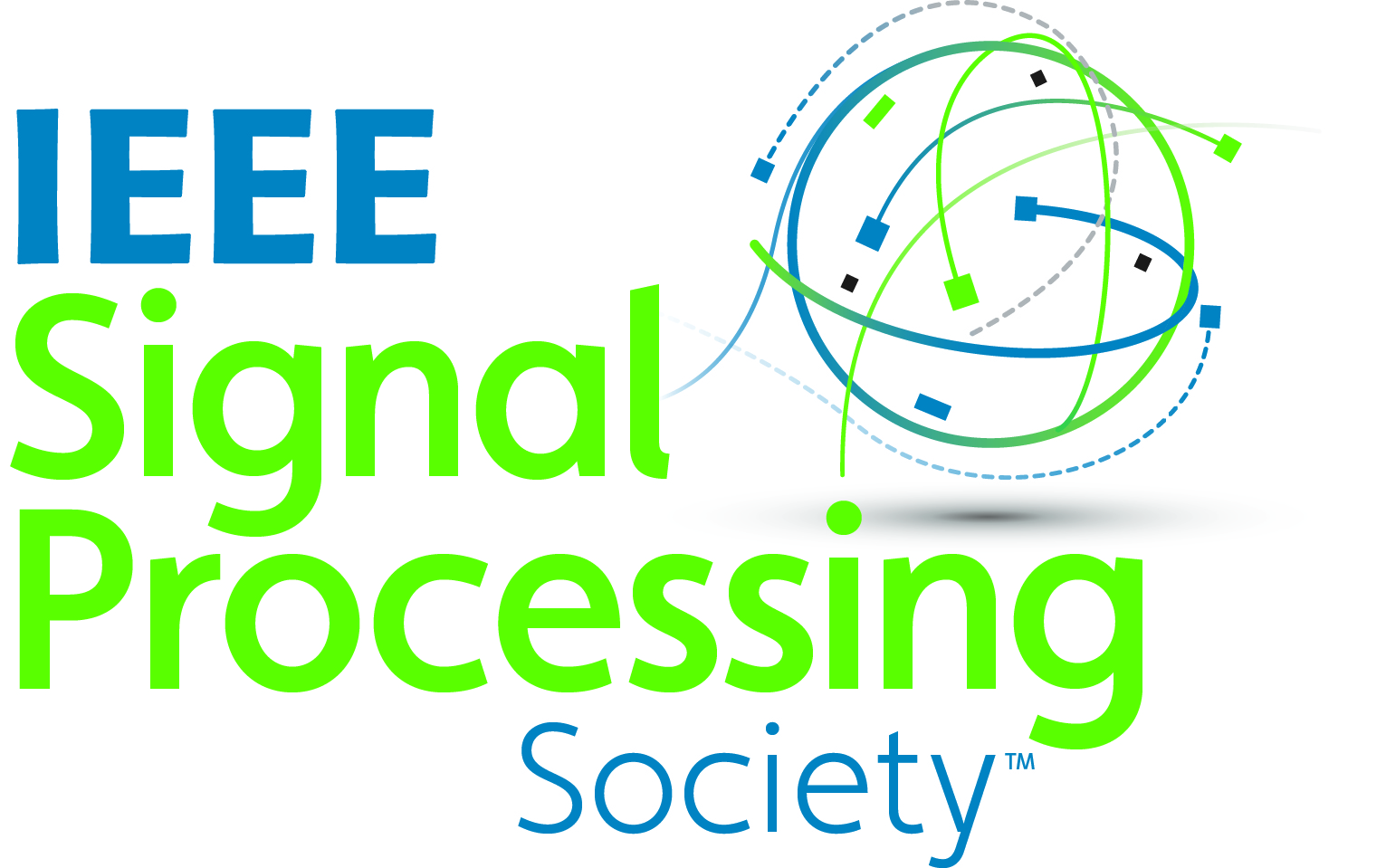 Blue and green text that reads "IEEE Signal Processing Society."